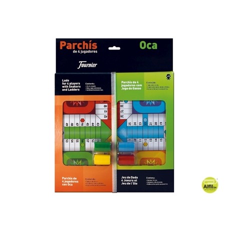 PARCHIS CON OCA TABLERO PEQUEÑO 42,5X33X4,45X33X4,4