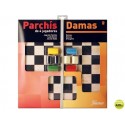 PARCHIS CON DAMAS TABLERO GRANDE 4 JUGADORES 41X40X4,5