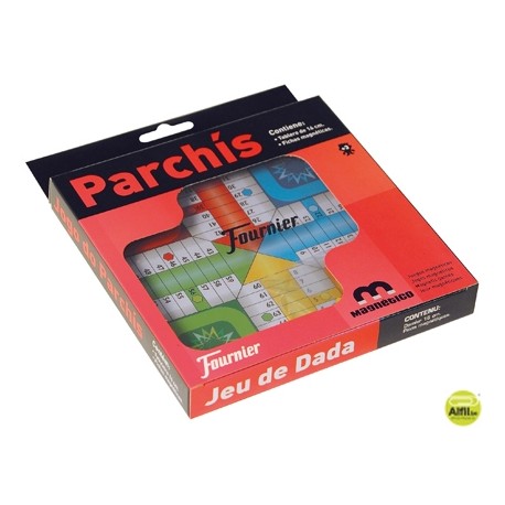JUEGOS DE MESA PARCHIS MAGNETICO 20X16 1X2,2