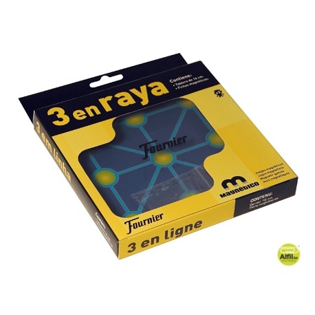 JUEGOS DE MESA TRES EN RAYA MAGNETICO 20X16,1X2,5