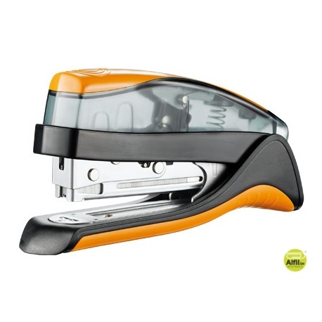 GRAPADORA MAPED HEASY HALF GRIGRIS Y NARANJA CAPACIDAD 30 HOJAS