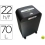DESTRUCTORA DE DOCUMENTOS MERCURY RDS-2270 CAPACIDAD DE CORTE 22 H DESTRUYE GRAPAS CLIPS CD Y TARJET