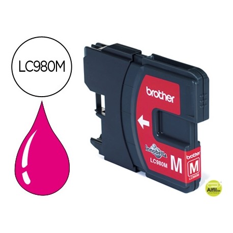 INK-JET BROTHER LC-980M DCP-145/DCP-165/MFC-250/MFC- 290 MAGENTA