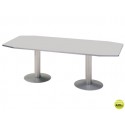 MESA REUNION MEETING 3003AT02 ESTRUCTURA ALUMINIO TABLERO GRIS 220X100X72CM
