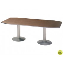 MESA REUNION MEETING 3003AT03 ESTRUCTURA ALUMINIO TABLERO WENGUE 220X100X72CM