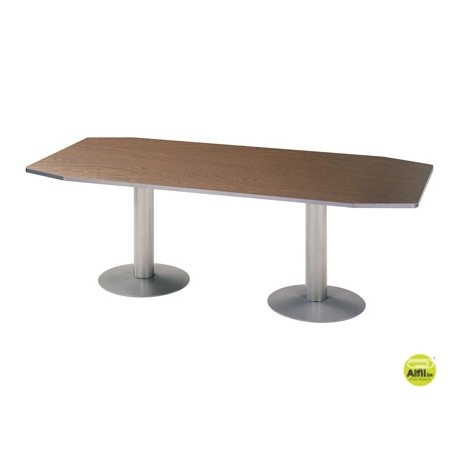 MESA REUNION MEETING 3003AT03 ESTRUCTURA ALUMINIO TABLERO WENGUE 220X100X72CM