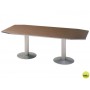 MESA REUNION MEETING 3003AT03 ESTRUCTURA ALUMINIO TABLERO WENGUE 220X100X72CM
