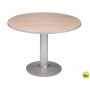 MESA REUNION REDONDA MEETING 3006AT02 ESTRUCTURA ALUMINIO TABLERO GRIS 120 CM DIAMETRO