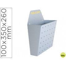 BUZON METALICO PARA PUBLICIDADPINTADO EN EPOXI 100 ANCHO 26CM ALTO 35CM FONDO SUP 13CM INFER 6CM