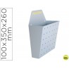 BUZON METALICO PARA PUBLICIDADPINTADO EN EPOXI 100 ANCHO 26CM ALTO 35CM FONDO SUP 13CM INFER 6CM