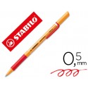 ROTULADOR STABILO ROLLER VISCOROJO 0,5 MM