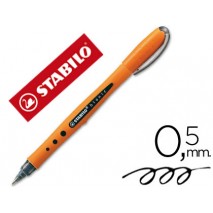 ROTULADOR STABILO BIONIC WORKER NEGRO 0,5 MM