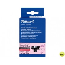 RODILLO ENTINTADO PELIKAN IR40T NEGRO/ROJO 1 UNIDAD