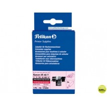 RODILLO ENTINTADO PELIKAN IR40T NEGRO/ROJO 2 UNID