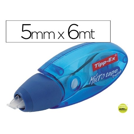 CORRECTOR TIPP-EX MICRO TAPE TWIST 6MT X 5MM