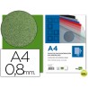 TAPA ENCUADERNACION LIDERPAPEL POLIPROPILENO A4 0.8MM VERDE