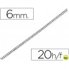 ESPIRAL METALICO Q-CONNECT 56 4:1 6MM 1MM