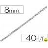 ESPIRAL METALICO Q-CONNECT 56 4:1 8MM 1MM