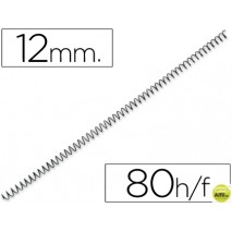 ESPIRAL METALICO Q-CONNECT 56 4:1 12MM 1MM