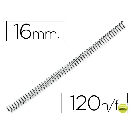 ESPIRAL METALICO Q-CONNECT 56 4:1 16MM 1,2MM
