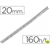 ESPIRAL METALICO Q-CONNECT 56 4:1 20MM 1,2MM