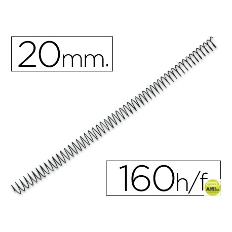 ESPIRAL METALICO Q-CONNECT 56 4:1 20MM 1,2MM