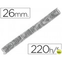 ESPIRAL METALICO Q-CONNECT 56 4:1 26MM 1,2MM