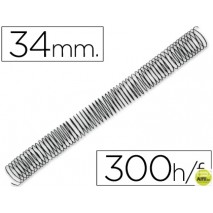 ESPIRAL METALICO Q-CONNECT 56 4:1 34MM 1,2MM