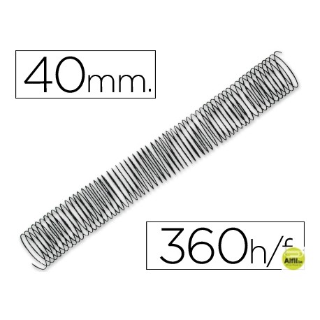 ESPIRAL METALICO Q-CONNECT 56 4:1 40MM 1,2MM
