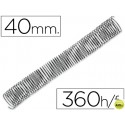 ESPIRAL METALICO Q-CONNECT 56 4:1 40MM 1,2MM