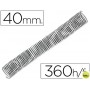 ESPIRAL METALICO Q-CONNECT 56 4:1 40MM 1,2MM