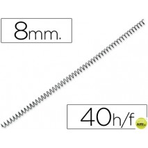 ESPIRAL METALICO Q-CONNECT 64 5:1 8MM 1MM