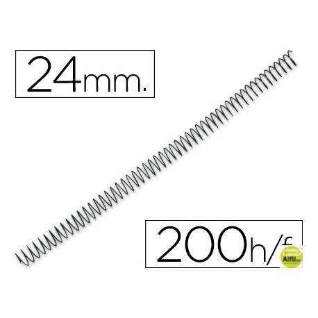 ESPIRAL METALICO Q-CONNECT 64 5:1 24MM 1,2MM