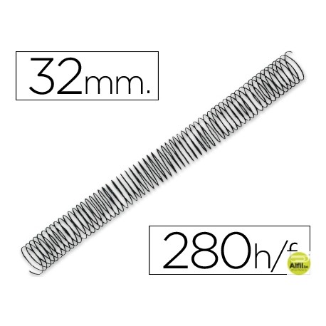 ESPIRAL METALICO Q-CONNECT 64 5:1 32MM 1,2MM