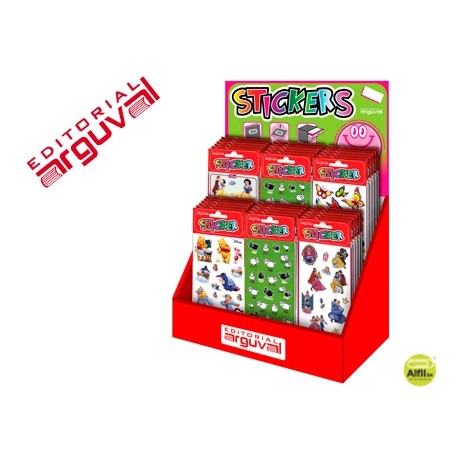 EXPOSITOR FANTASIA PEGATINAS 29950 EXPOSITOR DE 145 BLISTER DISE¾OS SURTIDOS