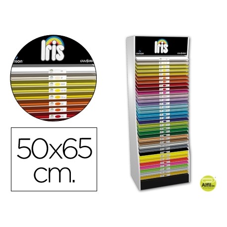 CARTULINA GUARRO 50X65 CONTENIDO B 25 HOJAS X 11 COLORES 185GRS