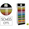 CARTULINA GUARRO 50X65 CONTENIDO B 25 HOJAS X 11 COLORES 185GRS