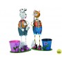 CUBILETE PORTALAPICES REF 59501 CON MASCOTA METALICA