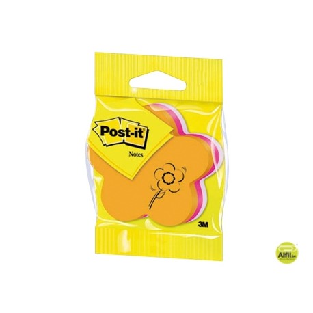 BLISTER PAPELERIA 3M 2007H CUBO DE NOTAS POS IT FORMA DE FLOR -225 HOJAS-