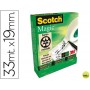 CINTA ADHESIVA SCOTCH MAGIC INVISIBLE 19X33M