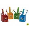 CUBILETE PORTALAPICES MADERA AIRON CON CAJONES