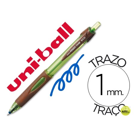 BOLIGRAFO UNI POWER TANK ECO RETRACTIL 1,0MM AZUL
