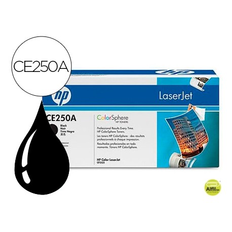 TONER HP LASERJET COLOR CP3525NEGRO 5.000 PAG