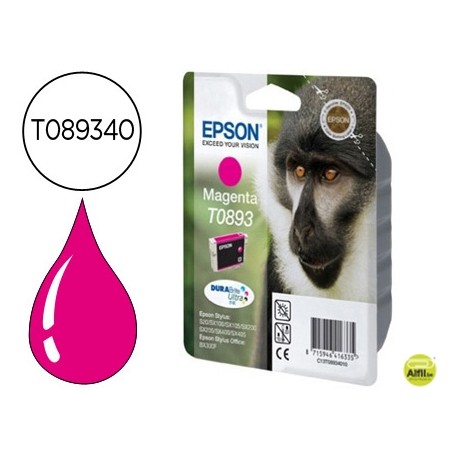 INK-JET EPSON T0893 MAGENTA STYLUS S20 / SX-100 / SX-110