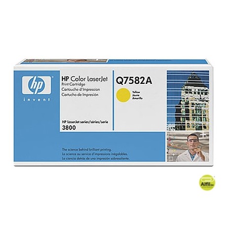 TONER HP Q7582A AMARILLO LASERJET 3800 6.000 PAG