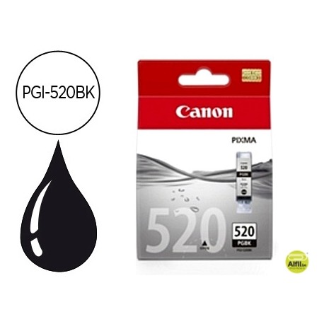 INK-JET CANON PGI-520BK NEGRO PIXMAIP3600/4600