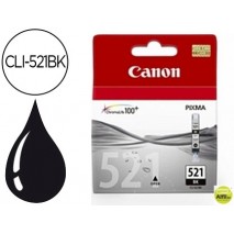 INK-JET CANON CLI-521BK NEGRO PIXMA MP620/630/980 IP3600/4600