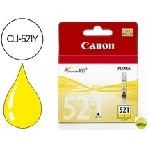 INK-JET CANON CLI-521Y AMARILLO PIXMA MP620/630/980 IP3600/4600