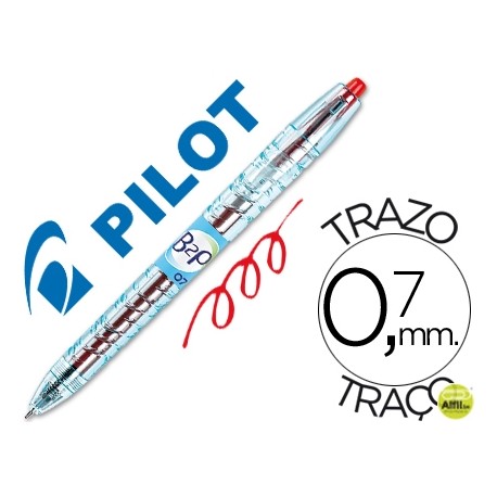 BOLIGRAFO PILOT GEL B2P ROJO