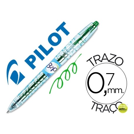 BOLIGRAFO PILOT GEL B2P VERDE